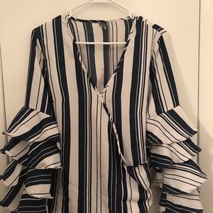 Blue/White Striped Shirt